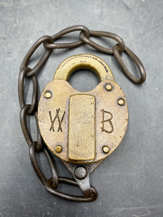 Wilson Bohannan Brass Padlock