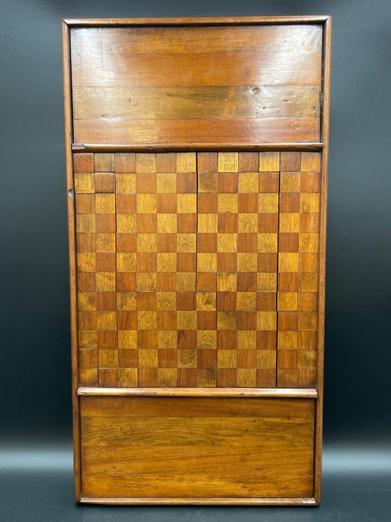 Vintage Wooden Checkboard