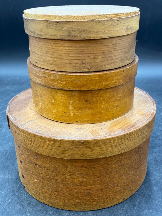Vintage Bentwood Pantry Boxes