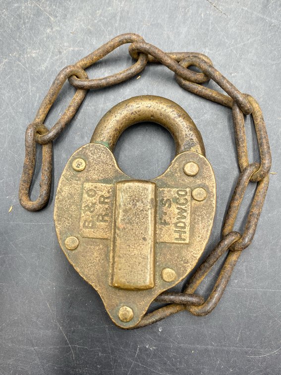 B&O Brass Switch Lock