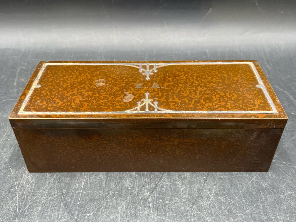 Bronze & Sterling Overlay Humidor