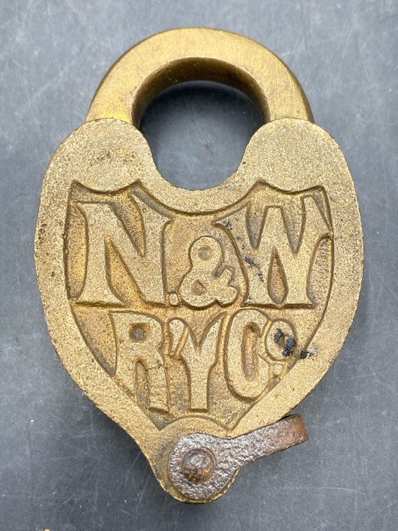N&W Railroad Switch Lock