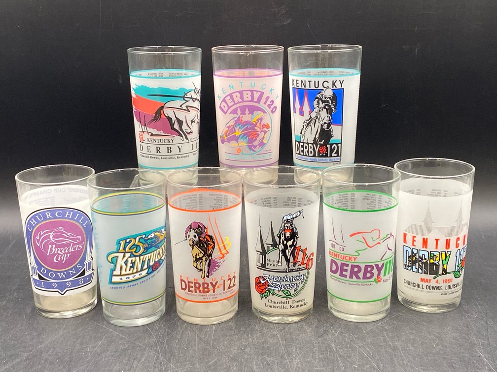 1990's Kentucky Derby Mint Julep Tumblers