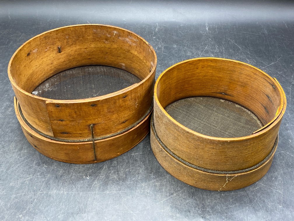 Vintage Bentwood Sieve