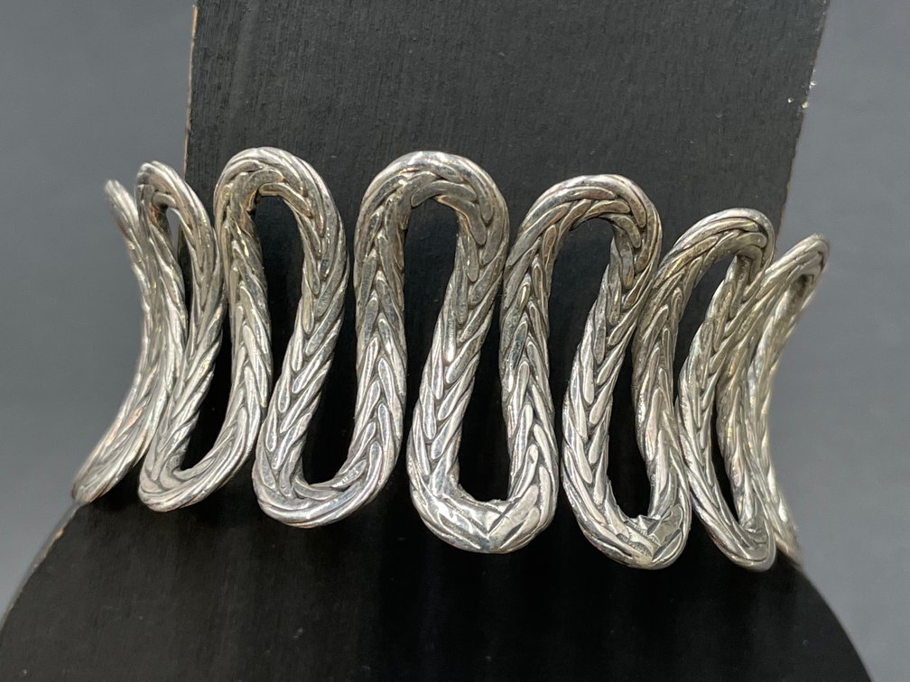 Sterling Braided Loop Bracelet