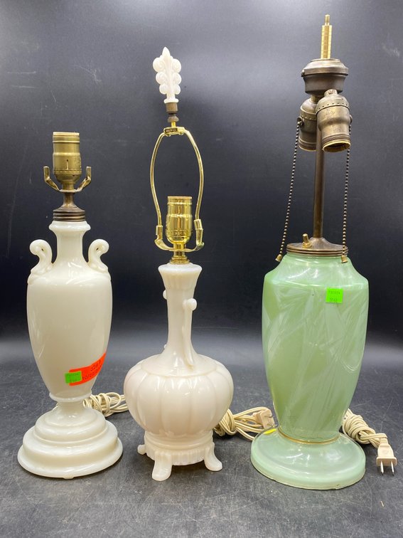 Aladdin and Related Urn Style Table Lamps