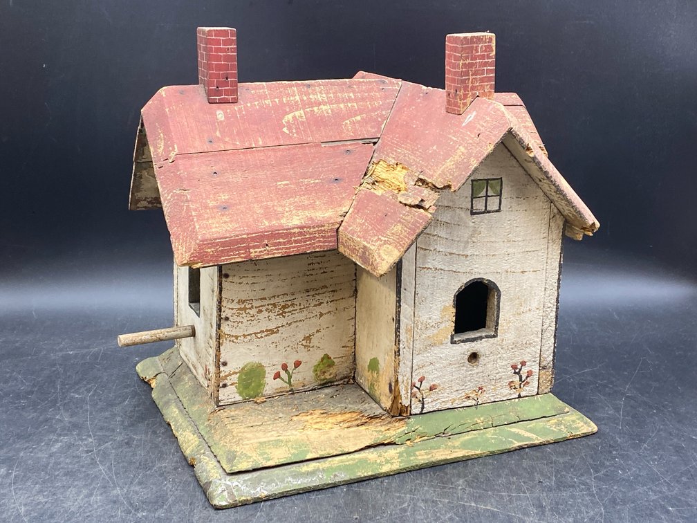 Rustic Wooden Folk Art Birdhouse