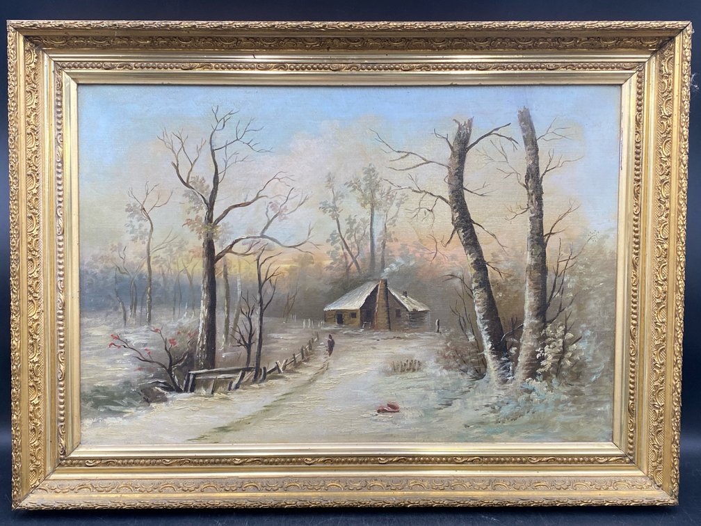 William Henry Chandler Framed Oil Reproduction