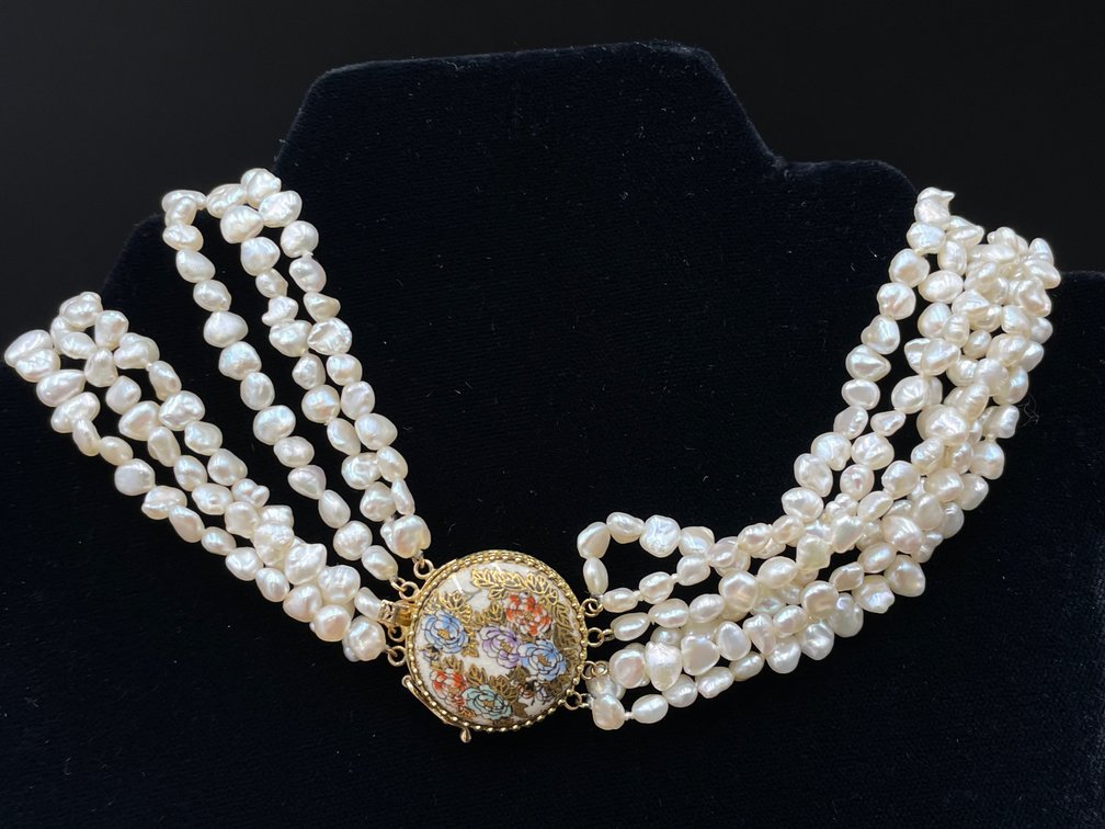 Baroque Pearls w/ 14k Gold Clasp