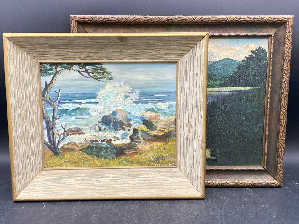 Framed Ocean & Lake Paintings