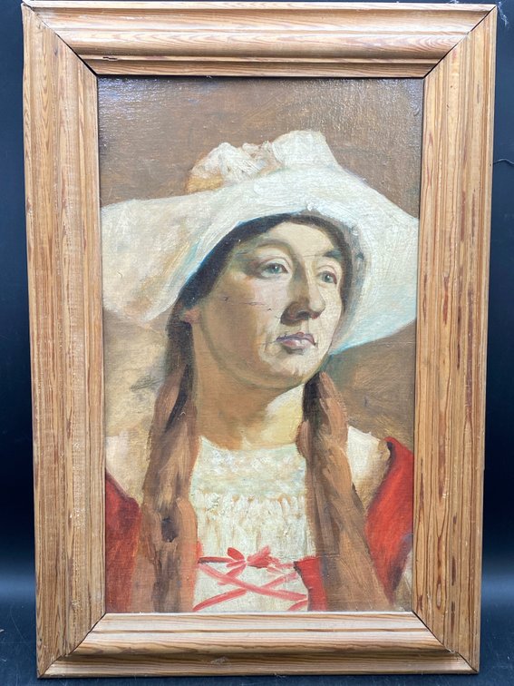 Framed Painting Traditional Portrait