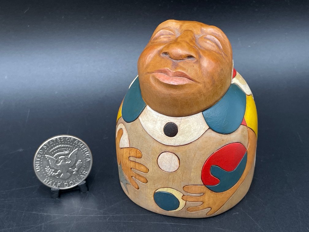 John Heatwole (1948-2006) Folk Art Figural Jar