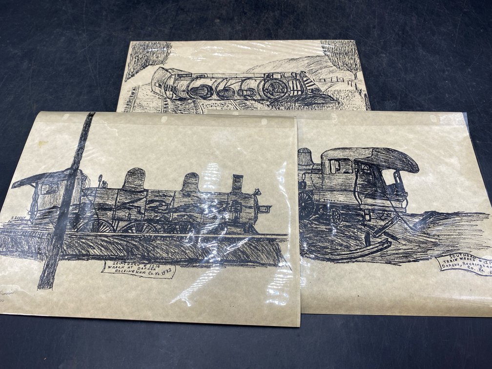 Daphna, Va Train Wreck Limited Edition Sketches / Drawings