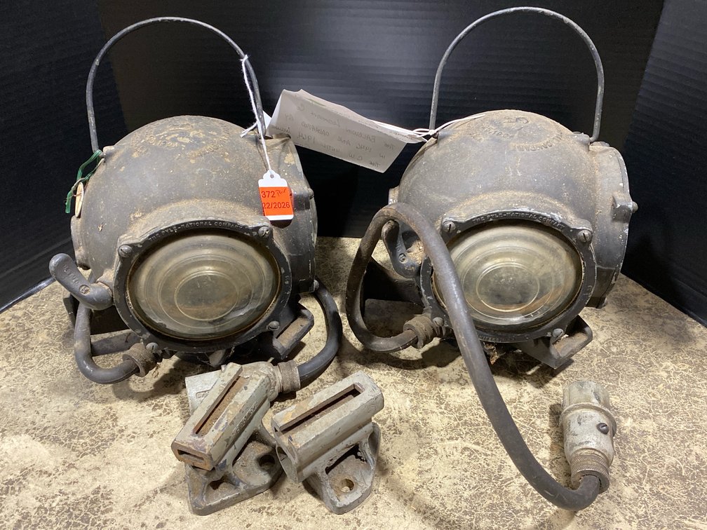 Antique Pyle-National Railroad Locomotive Classification Lamps