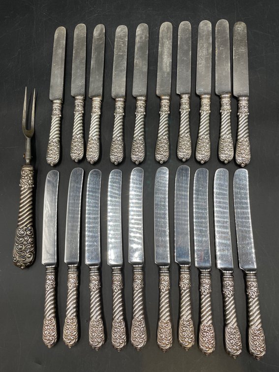 Gorham Number 75 Sterling 21 pc Flatware Set