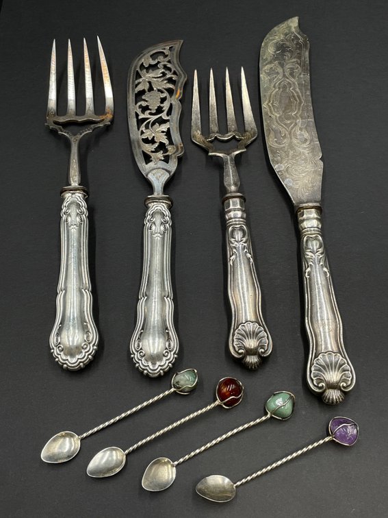 Italian 800 Silver & Related Grouping