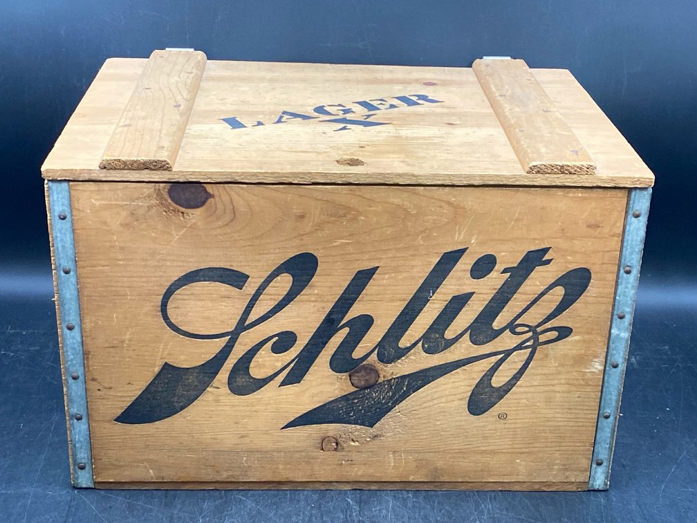Schlitz Wooden Case