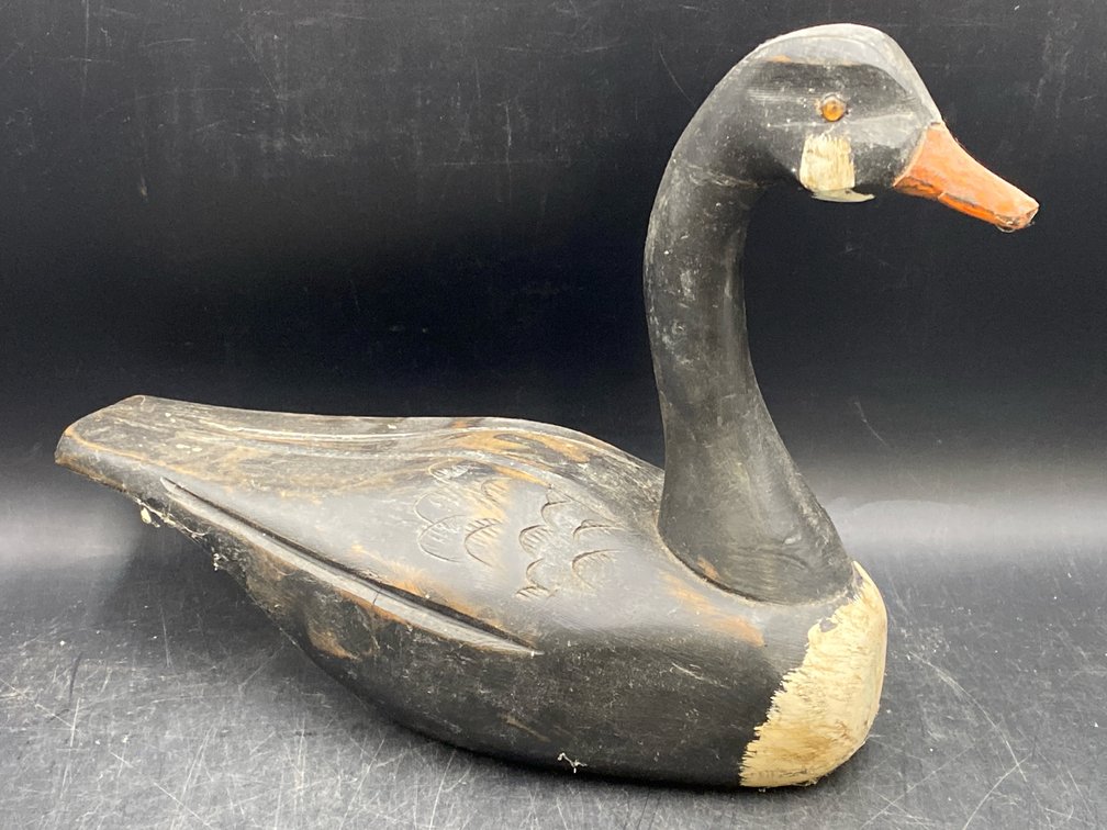 Carved Wood Canada Goose Decoy