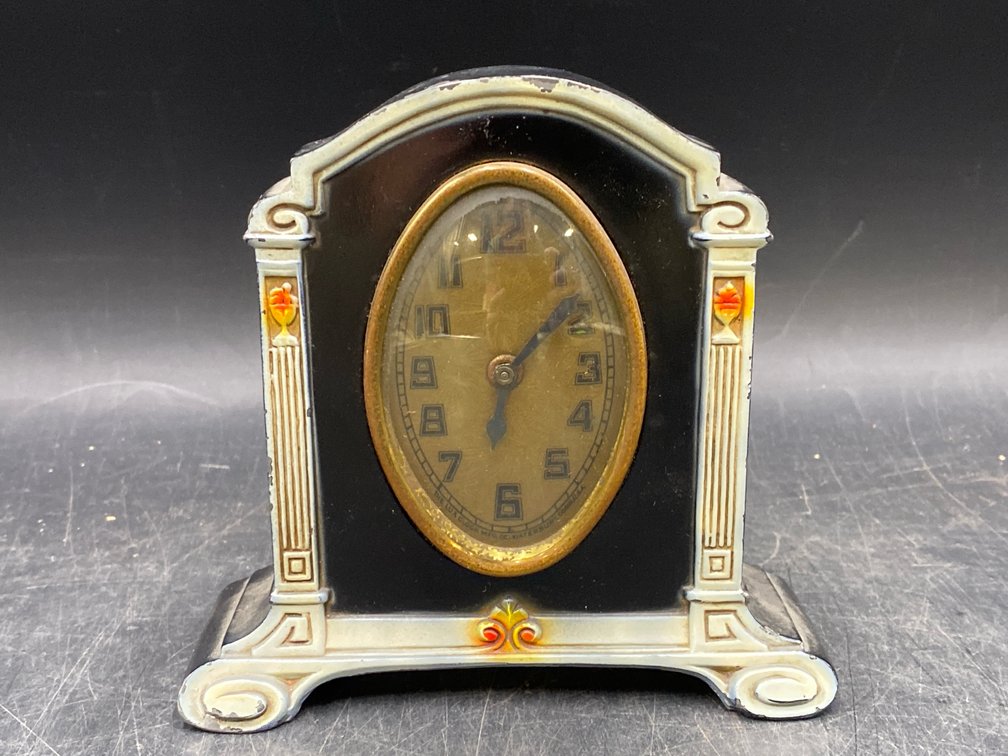 Metal Arched Top Clock