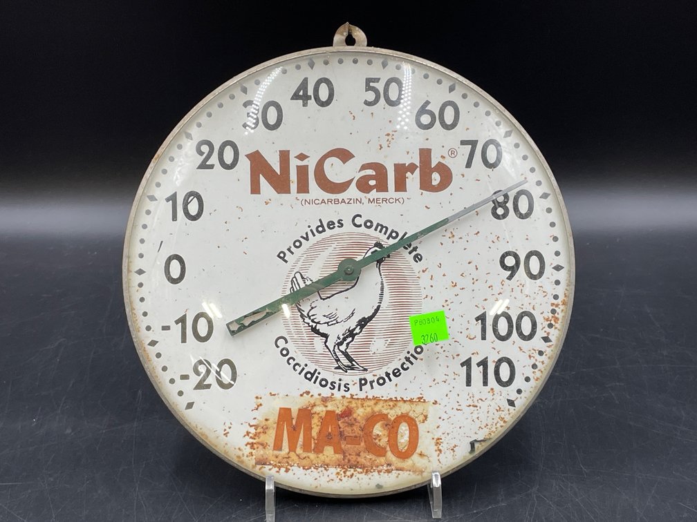 Ni-Carb Advertising Thermometer