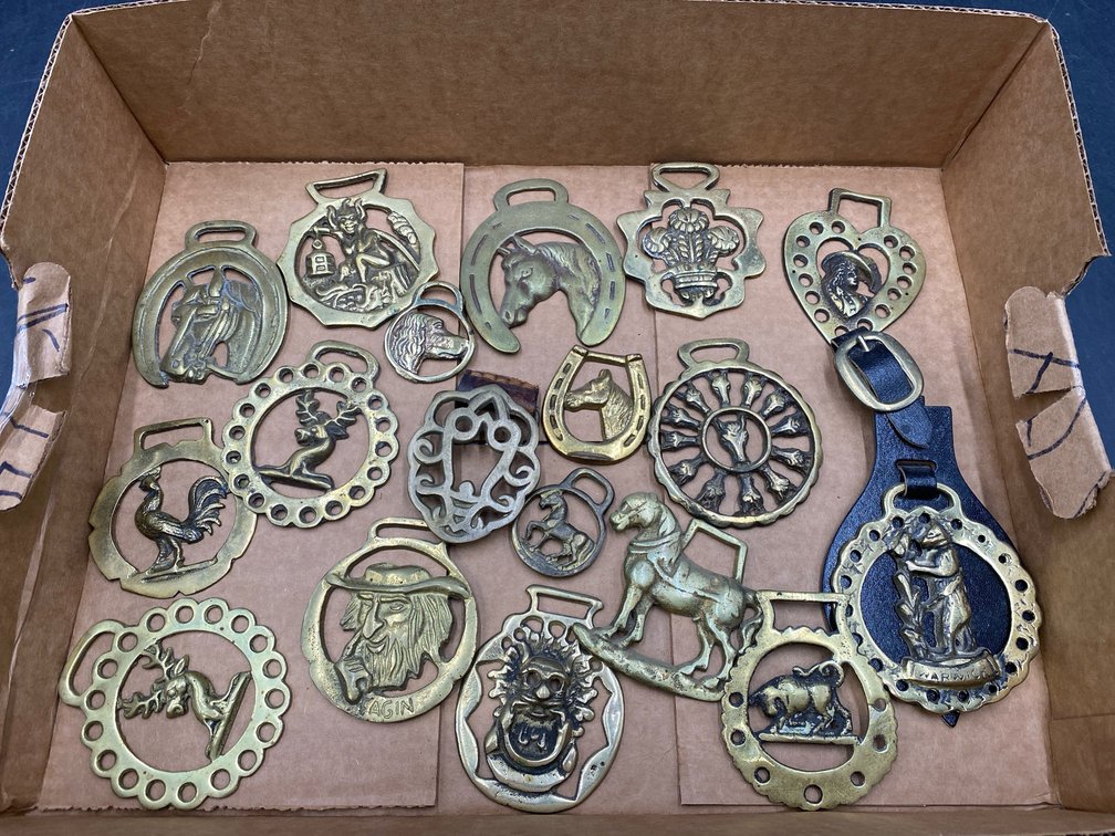 Vintage English Horse Brass Assortment