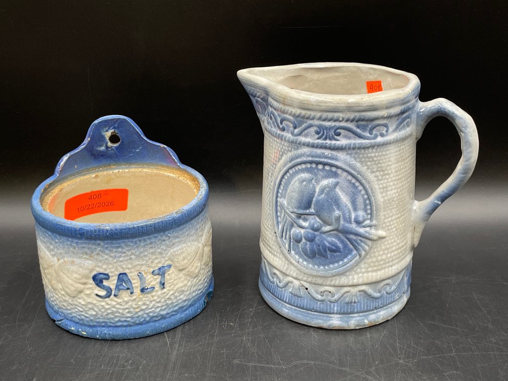 Salt-Glaze Stoneware Duo