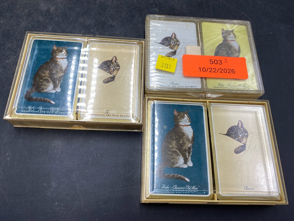 Chesapeake & Ohio Railway Playing Card Sets