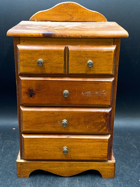 Miniature Wooden Dresser