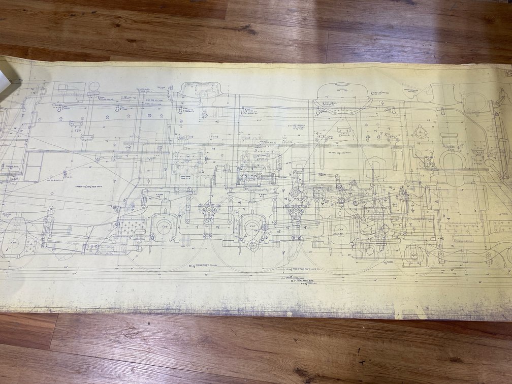 Southern Railway System Engineering Elevation Blueprint