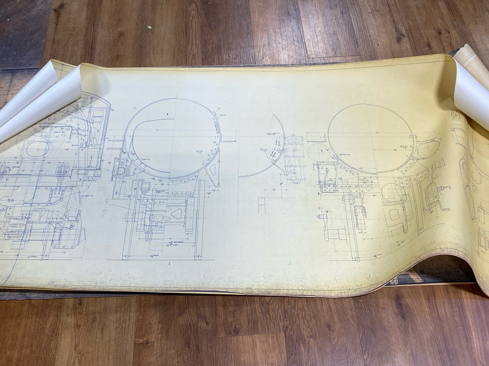 Vintage Southern Railway System Blueprints