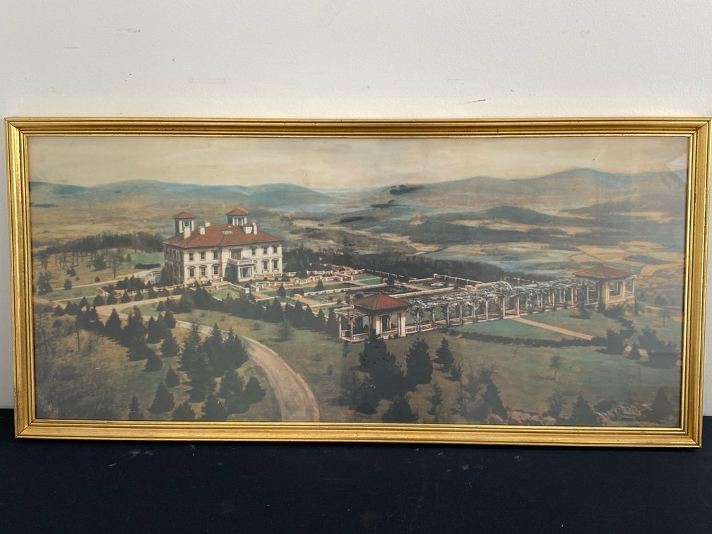 Afton, VA Framed Swannanoa Lithograph