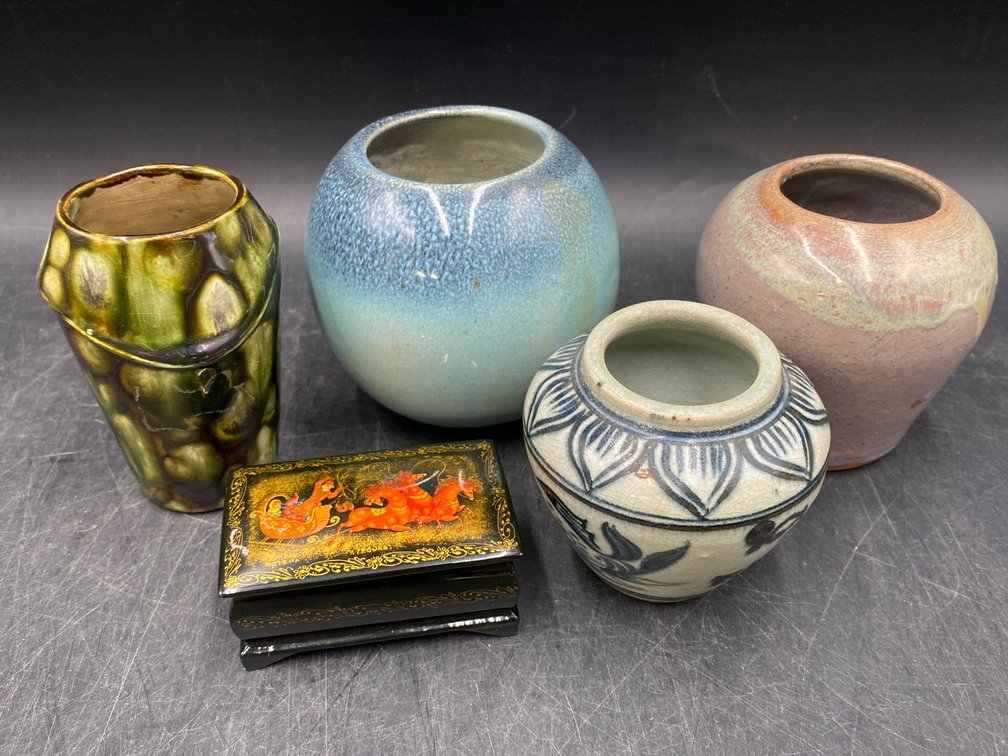 Art Pottery Vase & Related
