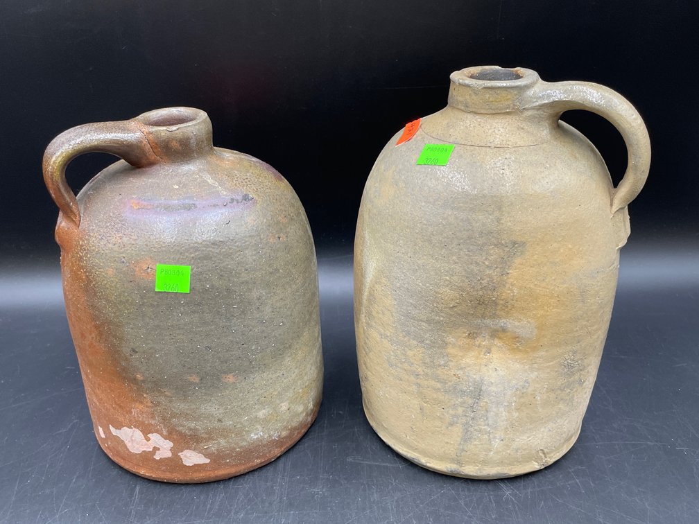 Stoneware Whiskey Jugs