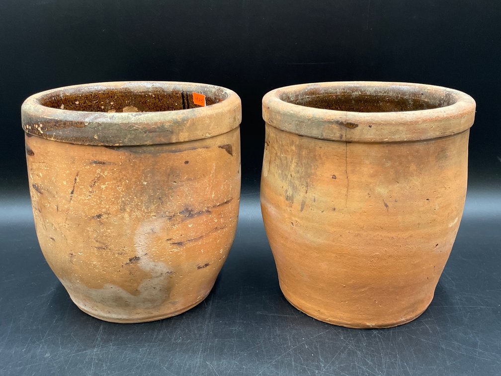 Strasburg, VA Solomon Bell Earthenware Storage Crocks
