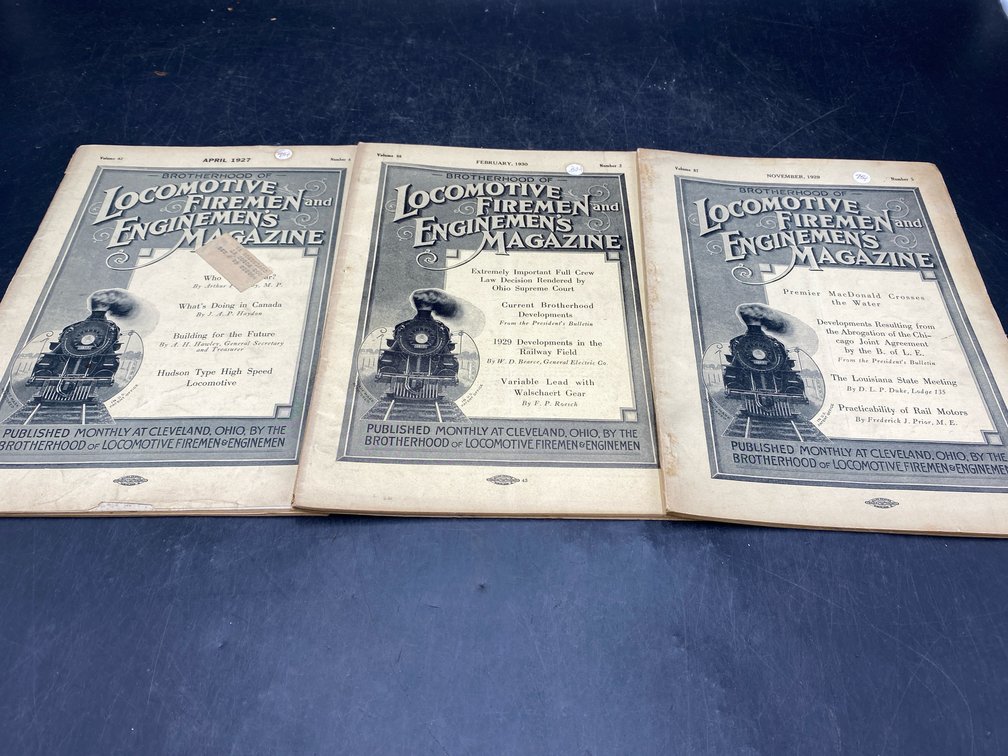 Vintage Railroad Magazines & Related