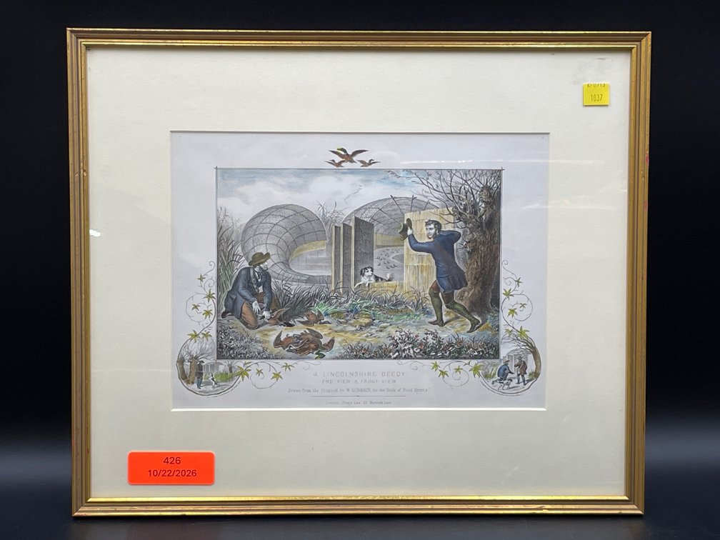 A Lincolnshire Decoy Framed Print
