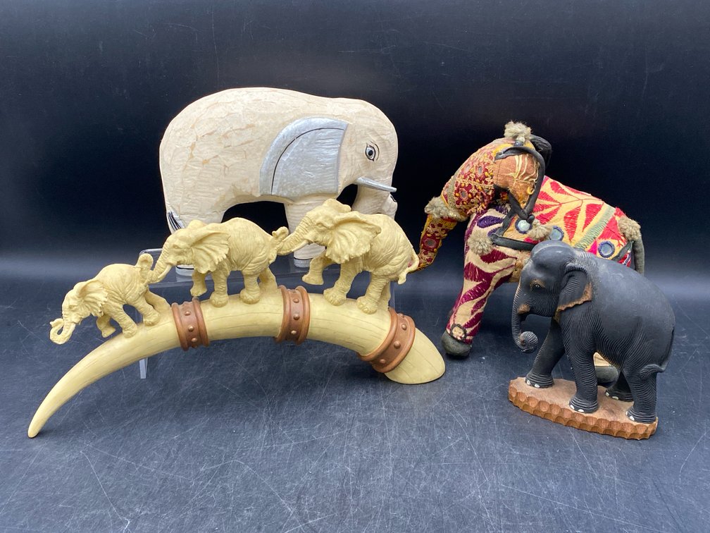 Artisnal Elephant Figurals