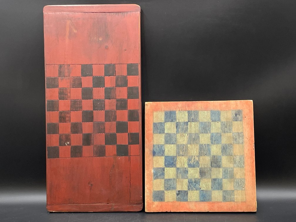 Handcrafted Folk Art Checkerboards