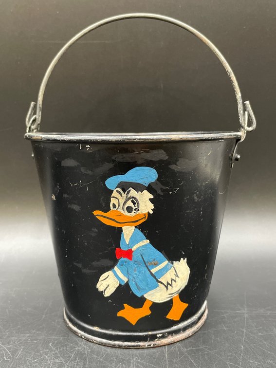 Vintage Mickey and Donald Bucket