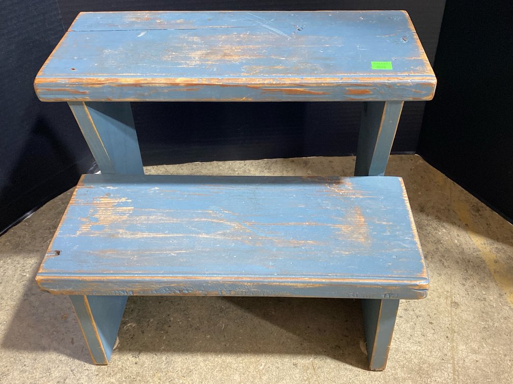 Two-Step Wooden Step Stool