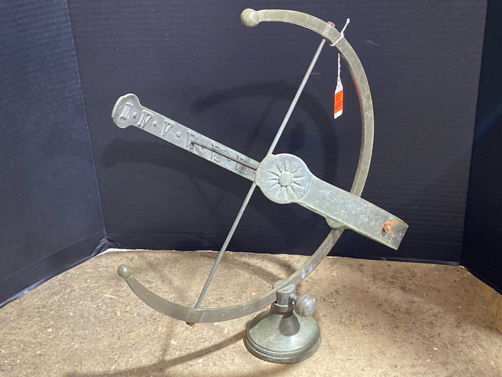 Brass Armillary Sphere Sundial