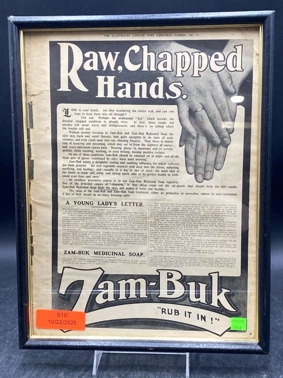 Zam Buk Newspaper Advertisement