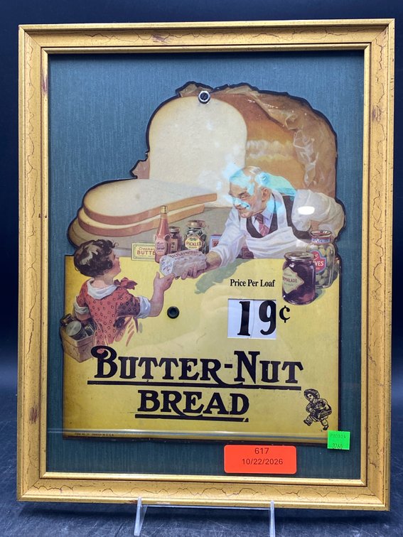 Butter-Nut Bread Die-Cut Advertisement