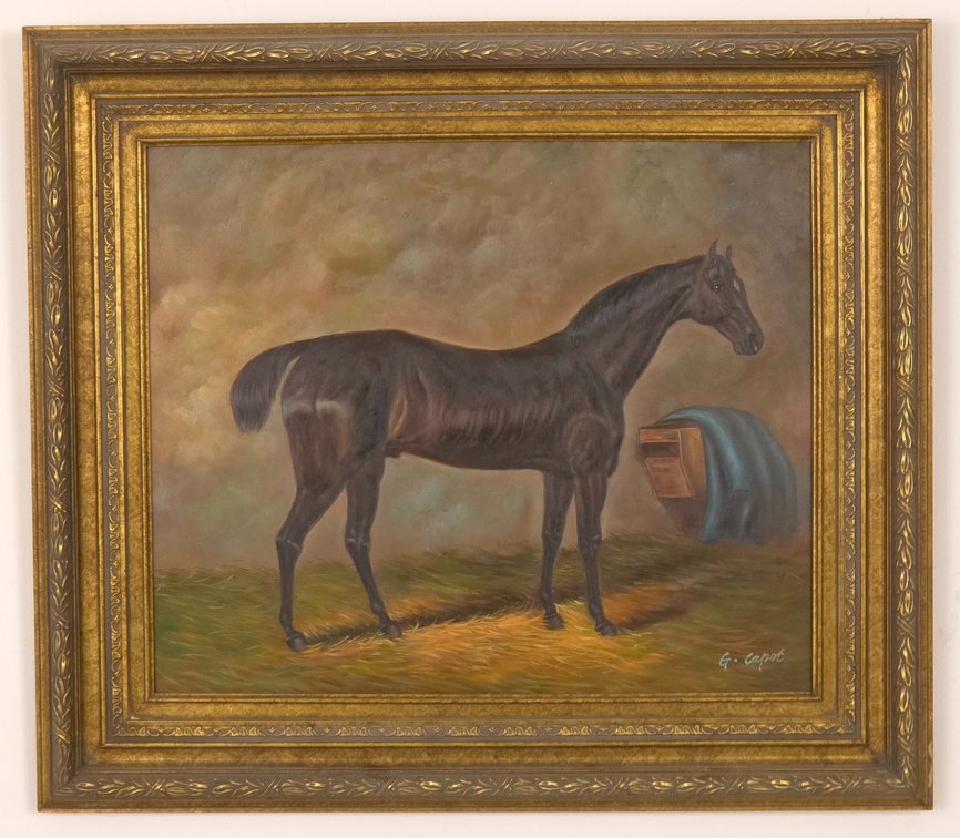 Equestrian Portrait Painting