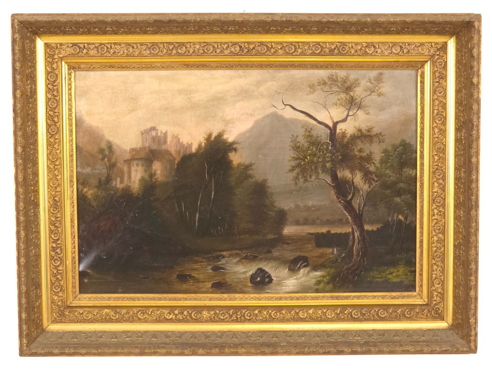 European School (19th Century) Landscape Painting