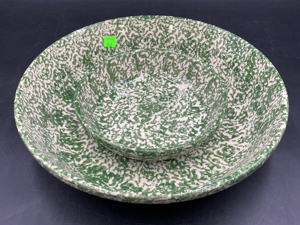 Gerald E Henn Spongeware Bowls