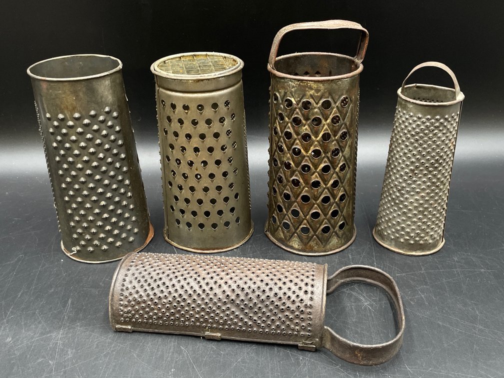 Cylindrical Metal Kitchen Graters