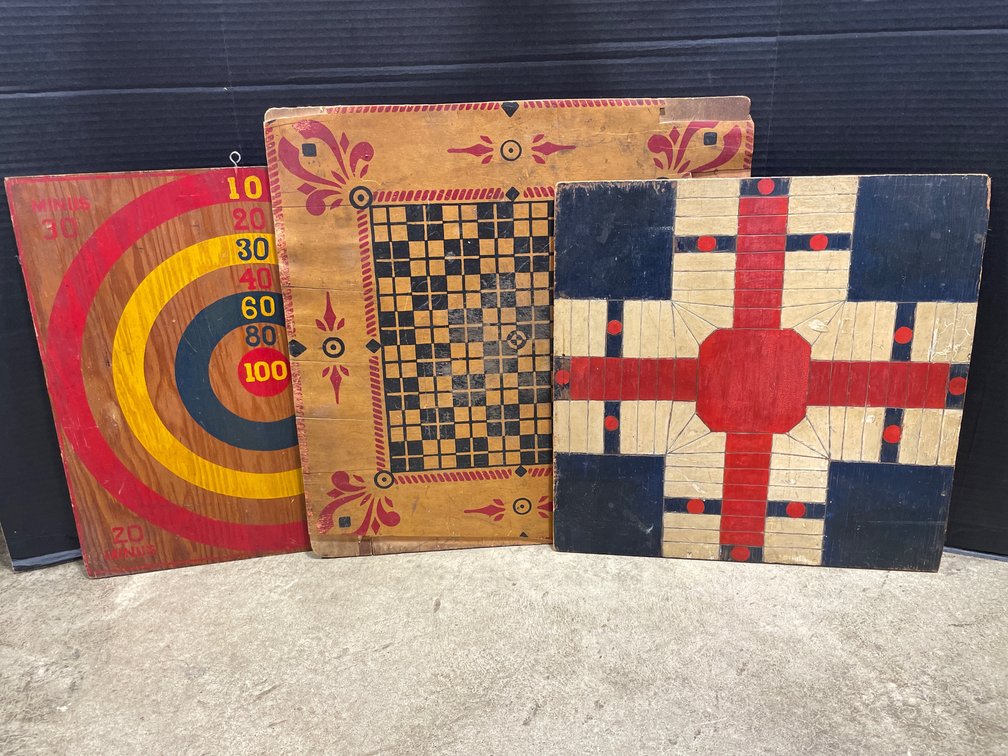Hand Painted Wooden Game Boards