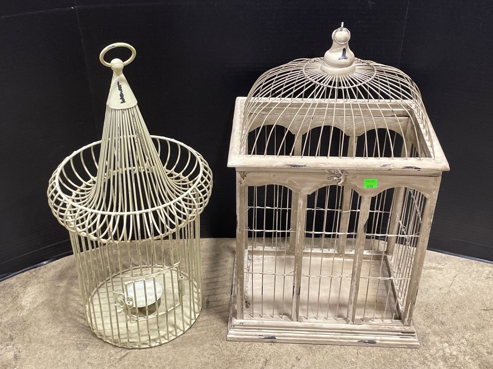 Decorative Distressed Birdcages