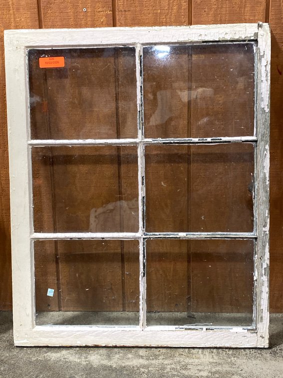Rustic 6 Pane Window